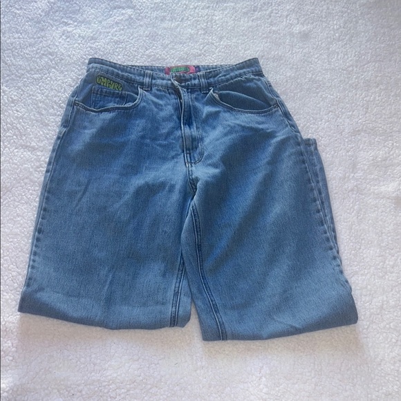 Empyre Blue Relaxed Fit Denim Jeans - Picture 8 of 10